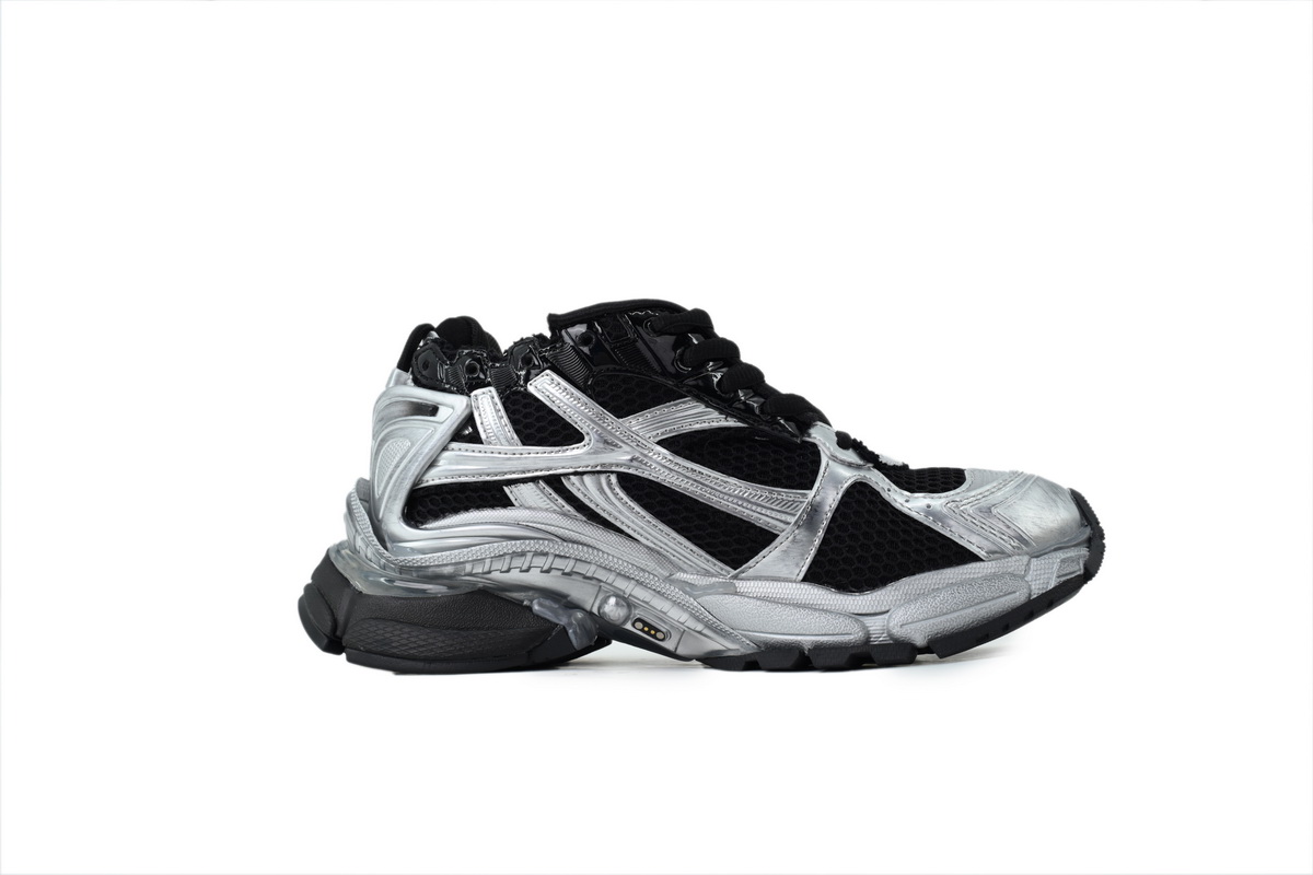 Balenciaga Runner Black Silver LED 853223 WRNLD 1125