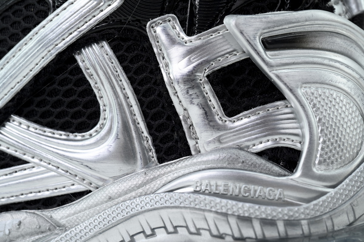 Balenciaga Runner Black Silver LED 853223 WRNLD 1125