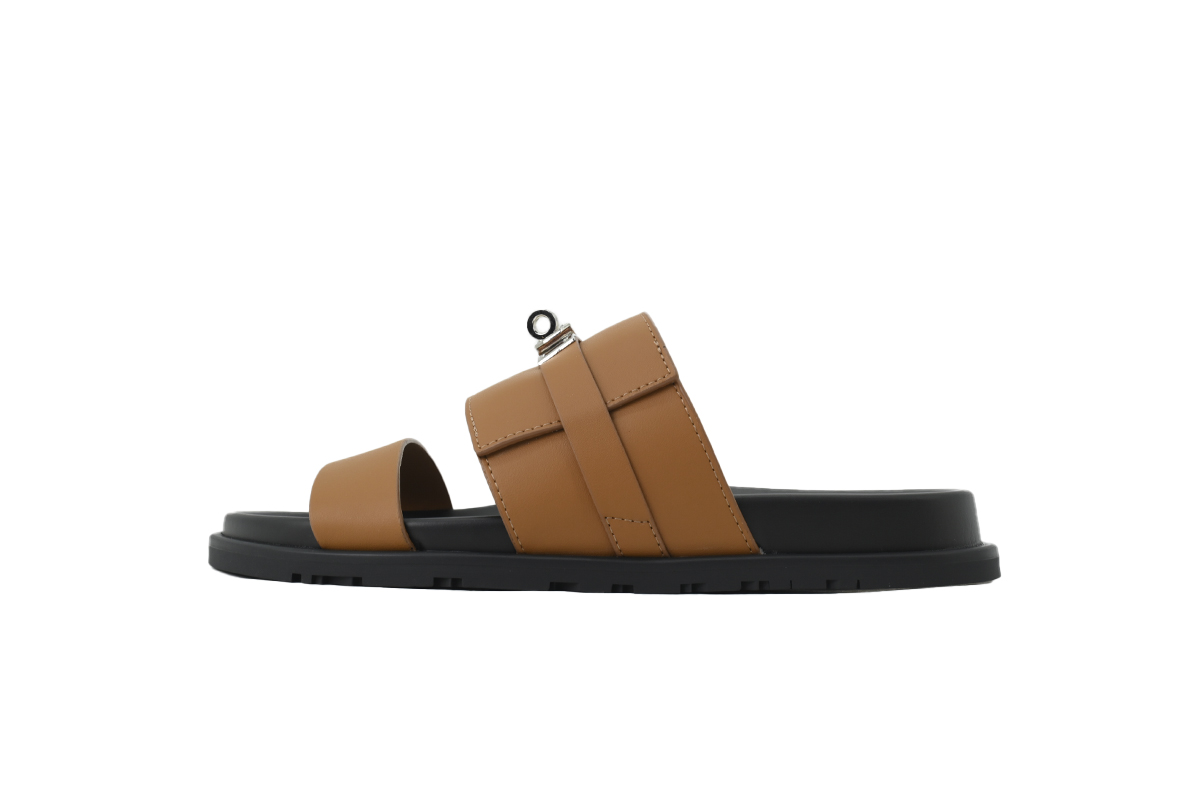 Hermes Jackson Sandal Brown
