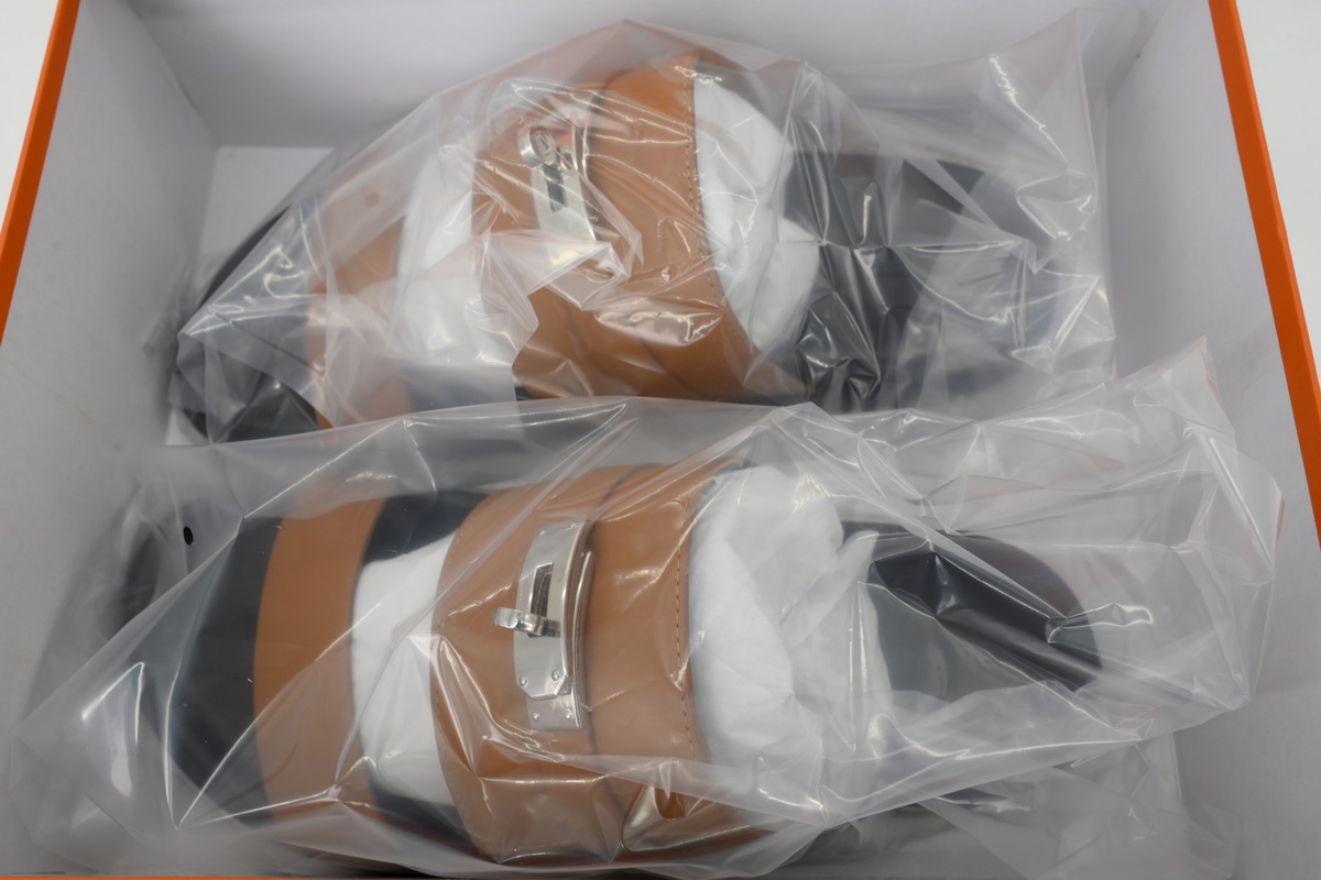 Hermes Jackson Sandal Brown