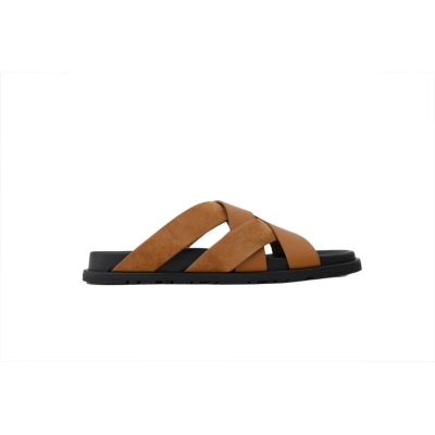 Hermes Kazimir Sandal Brown 02
