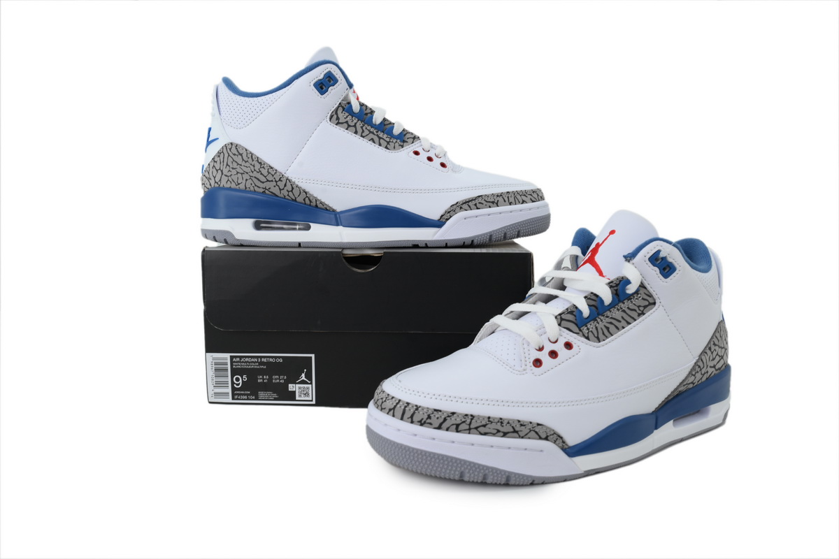 PK God Batch Air Jordan 3 Retro True Blue (2026) IF4396-104