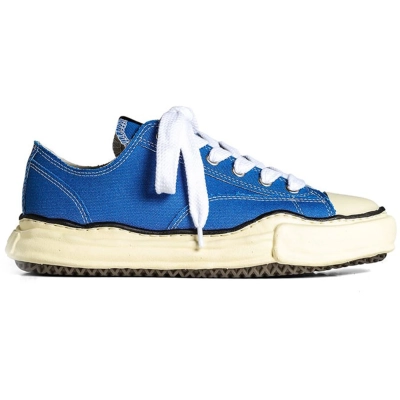 Maison Mihara Yasuhiro Peterson VL OG Sole Canvas Low CL Blue 02