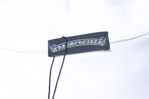 Chrome Hearts 26SS Cross Rhinestone Short-Sleeve T-Shirt