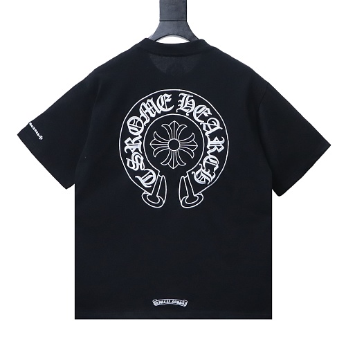 Chrome Hearts Embroidered Scroll Short-Sleeve T-Shirt