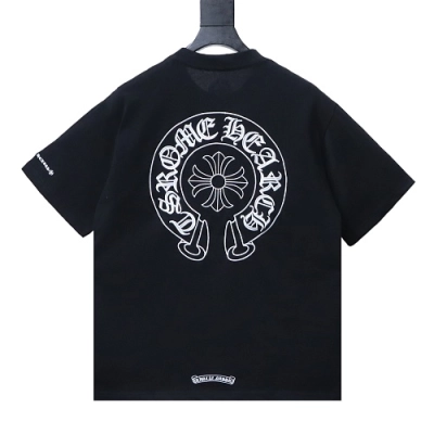 Chrome Hearts Embroidered Scroll Short-Sleeve T-Shirt 02