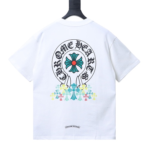 Chrome Hearts Green Cross Short-Sleeve T-Shirt