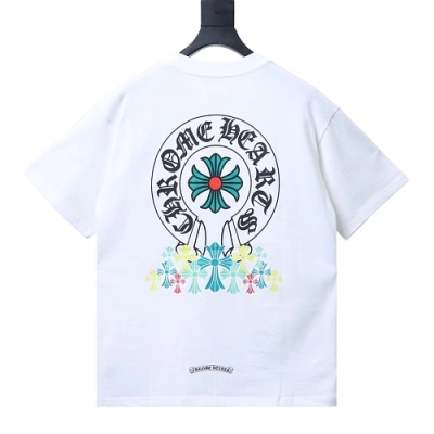 Chrome Hearts Green Cross Short-Sleeve T-Shirt 02