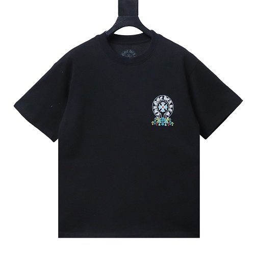 Chrome Hearts Green Cross Short-Sleeve T-Shirt