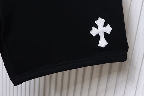 Chrome Hearts Leather Cross Shorts