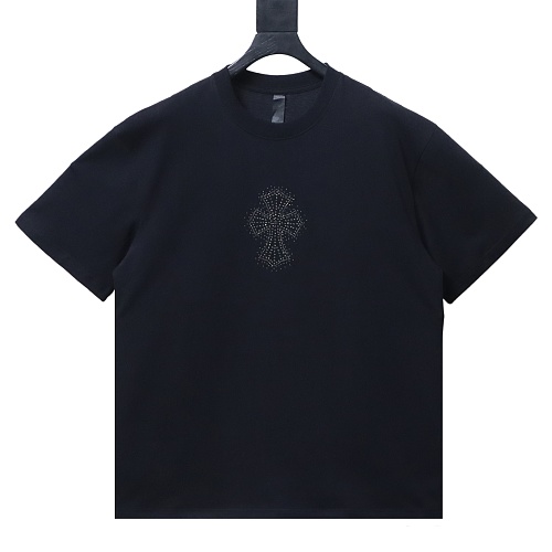 Chrome Hearts Rhinestone cross T-shirt
