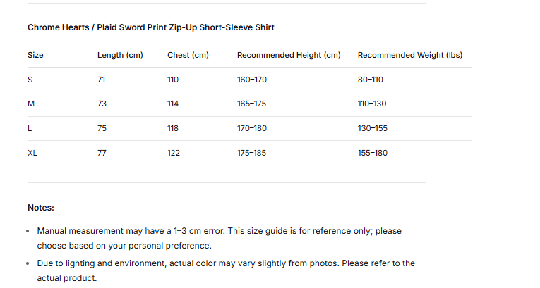 Chrome Hearts Checkered Sword Zip-Up Shirt