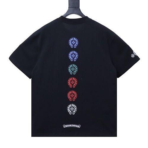 Chrome Hearts Multi-color Cross Print T-Shirt