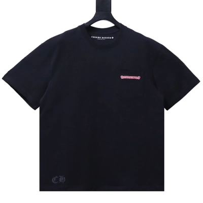 Chrome Hearts Pink Graffiti Print T-Shirt 01