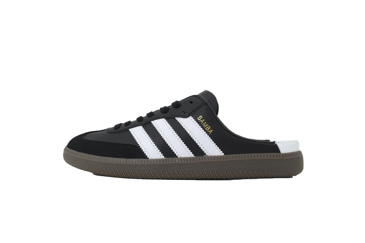 adidas Samba Mules 'Black White' LB3815