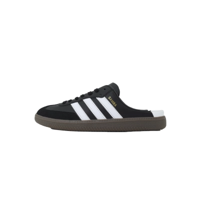 adidas Samba Mules 'Black White' LB3815 01