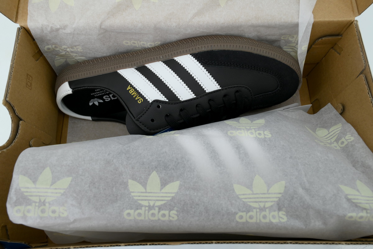 adidas Samba Mules 'Black White' LB3815