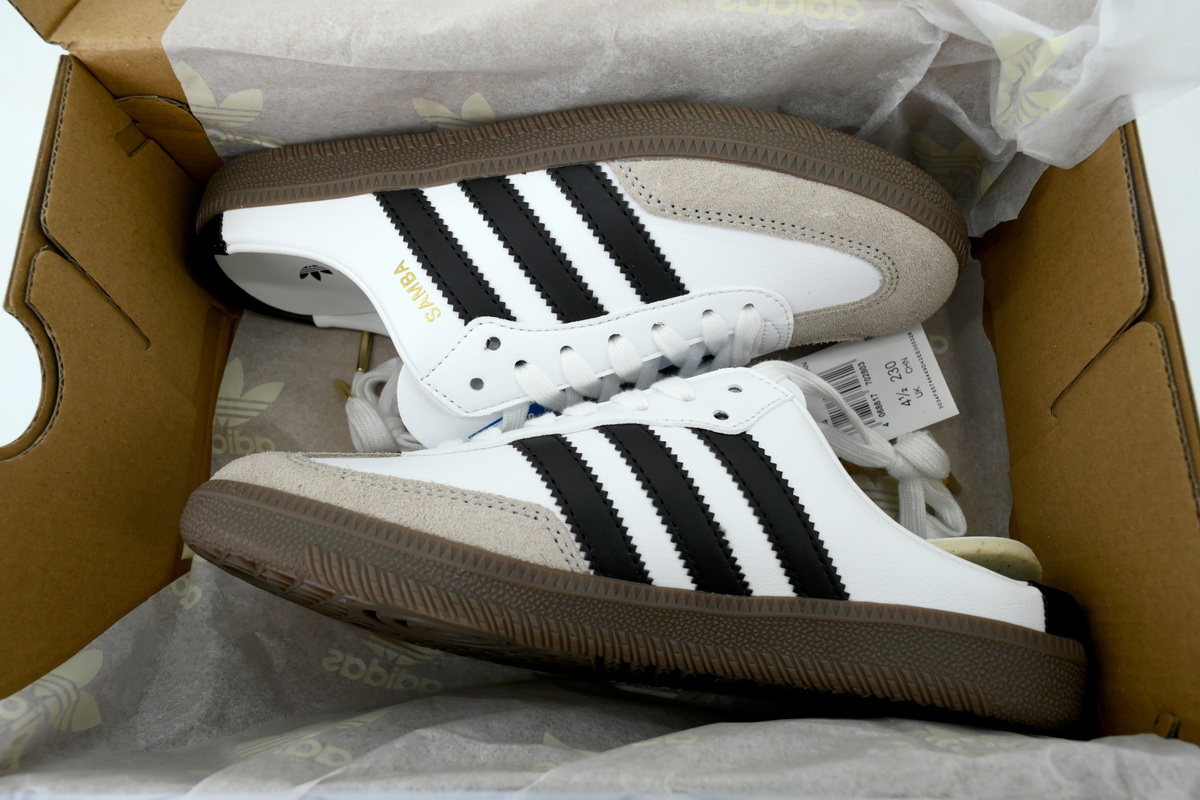 adidas Samba Mules 'White Black' LB3814