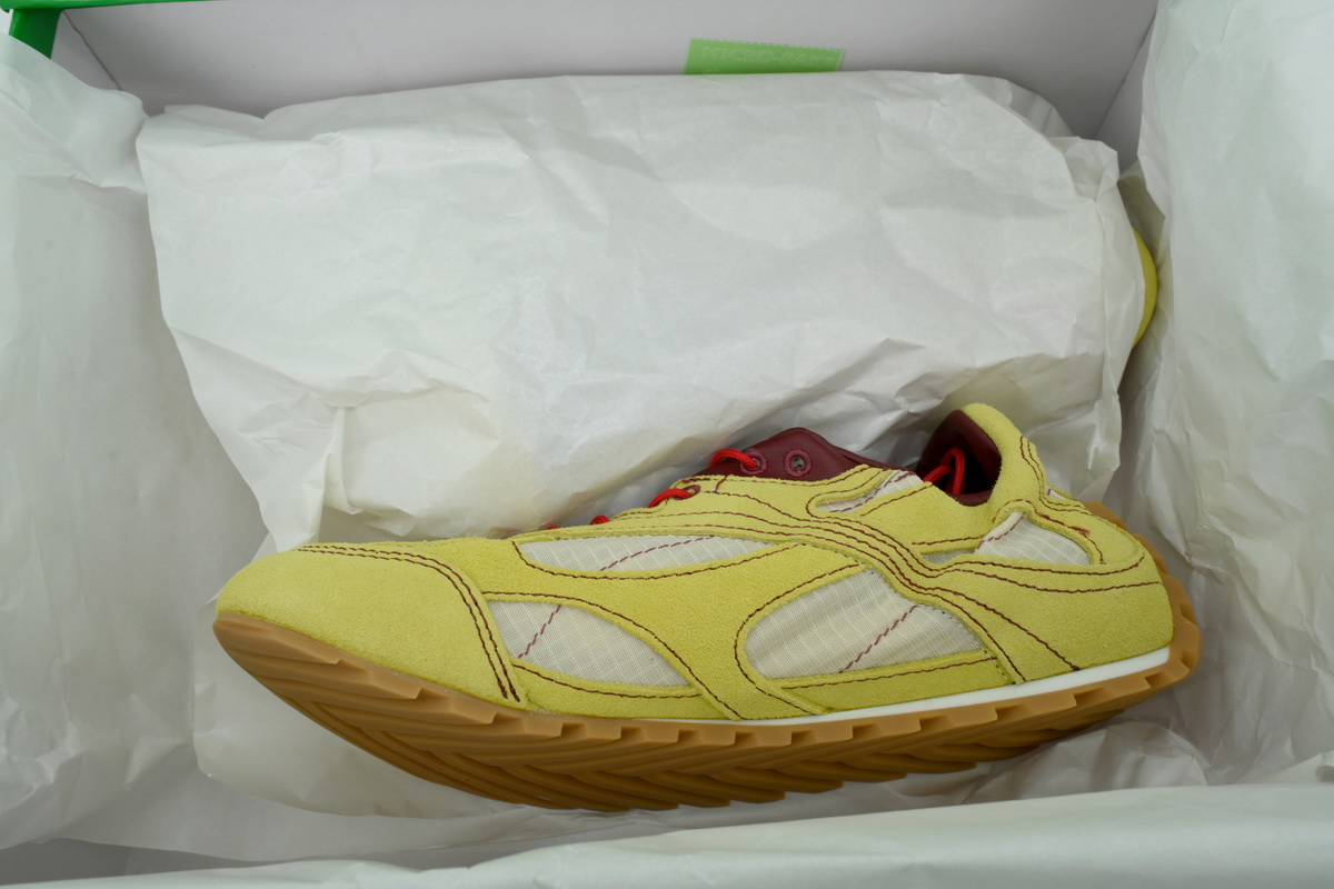 Bottega Veneta Orbit Flash Sneaker 'Lemon yellow' 855200 V65D1 4325