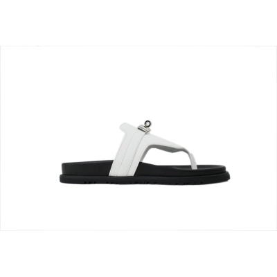 Hermès Chypre Sandal White 02