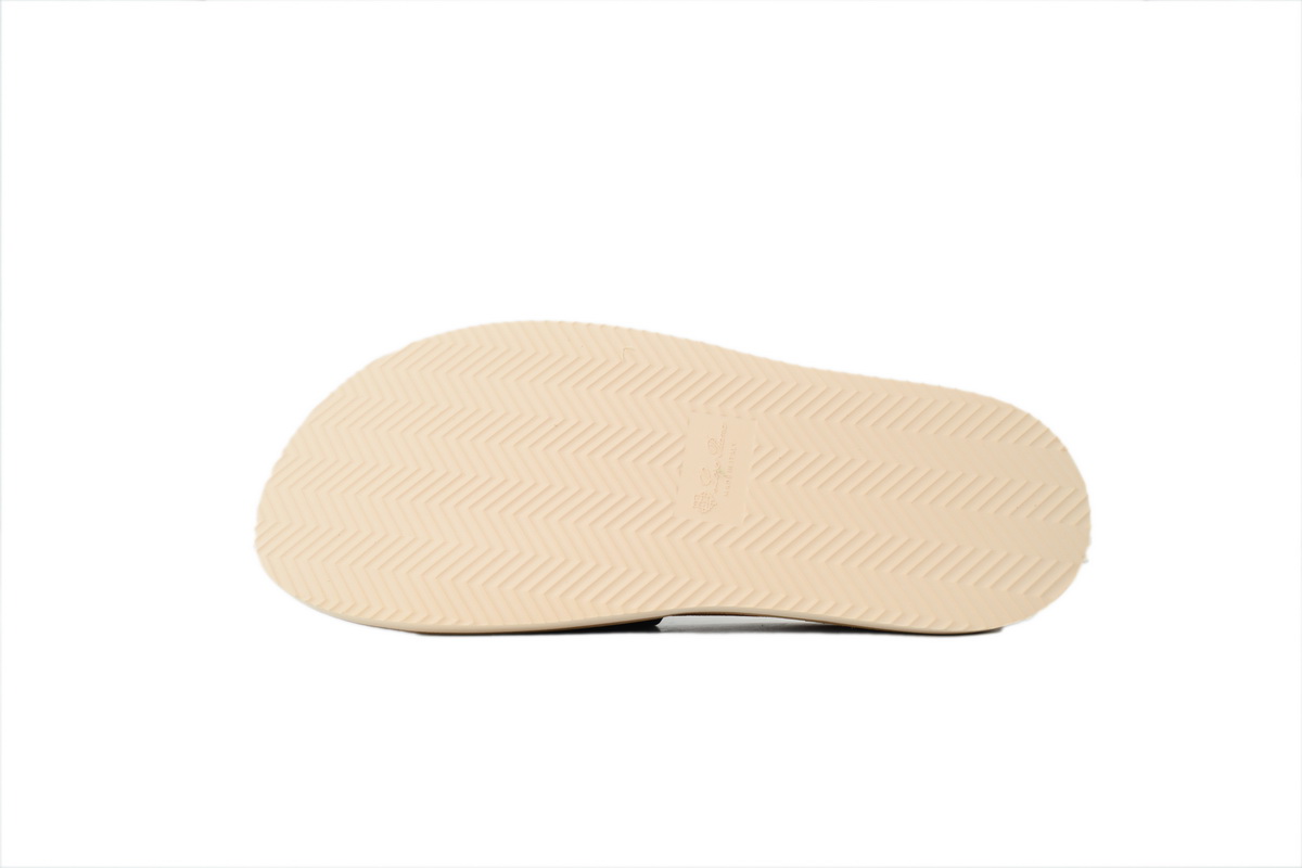 HERMES Loro Piana Suede Sandal Black