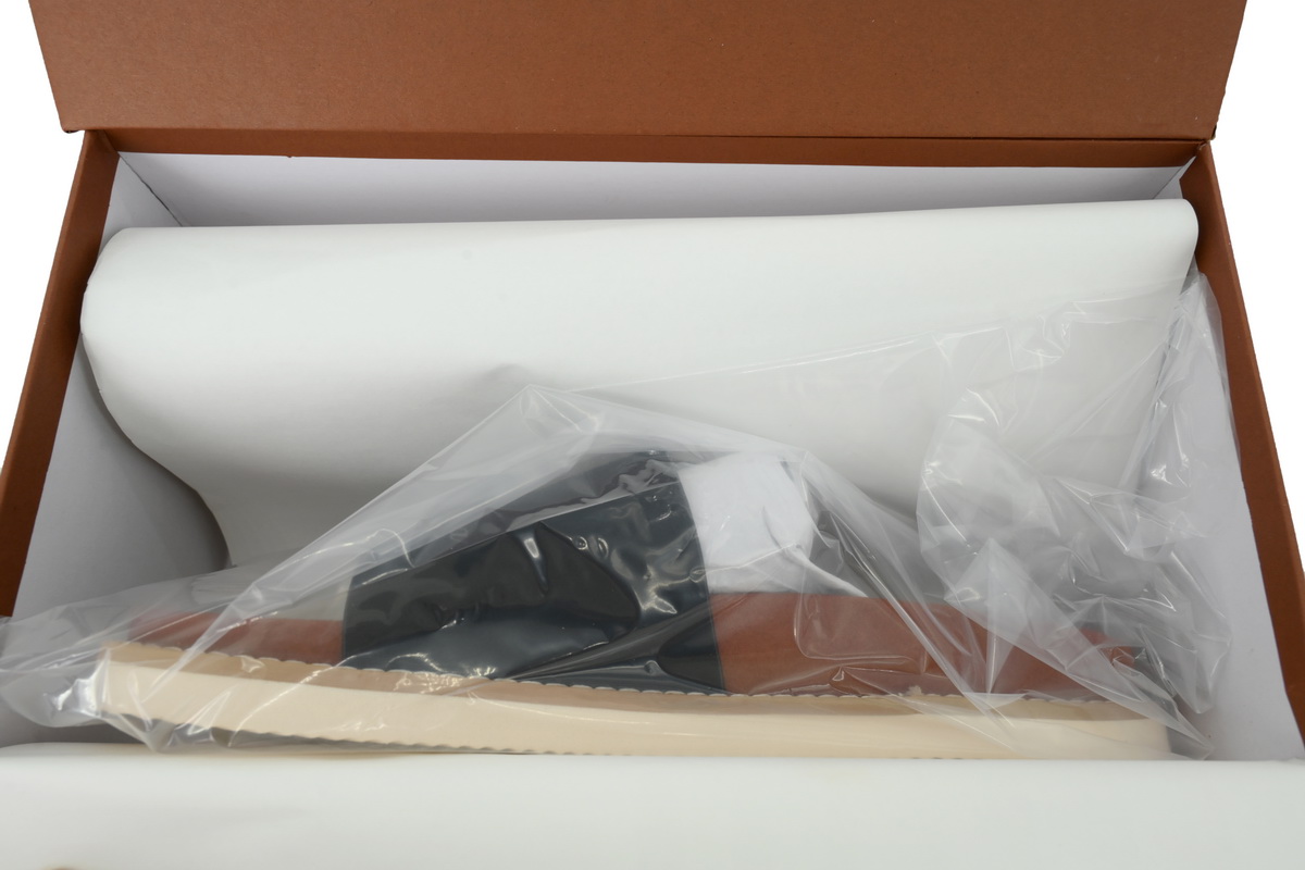 HERMES Loro Piana Suede Sandal Black
