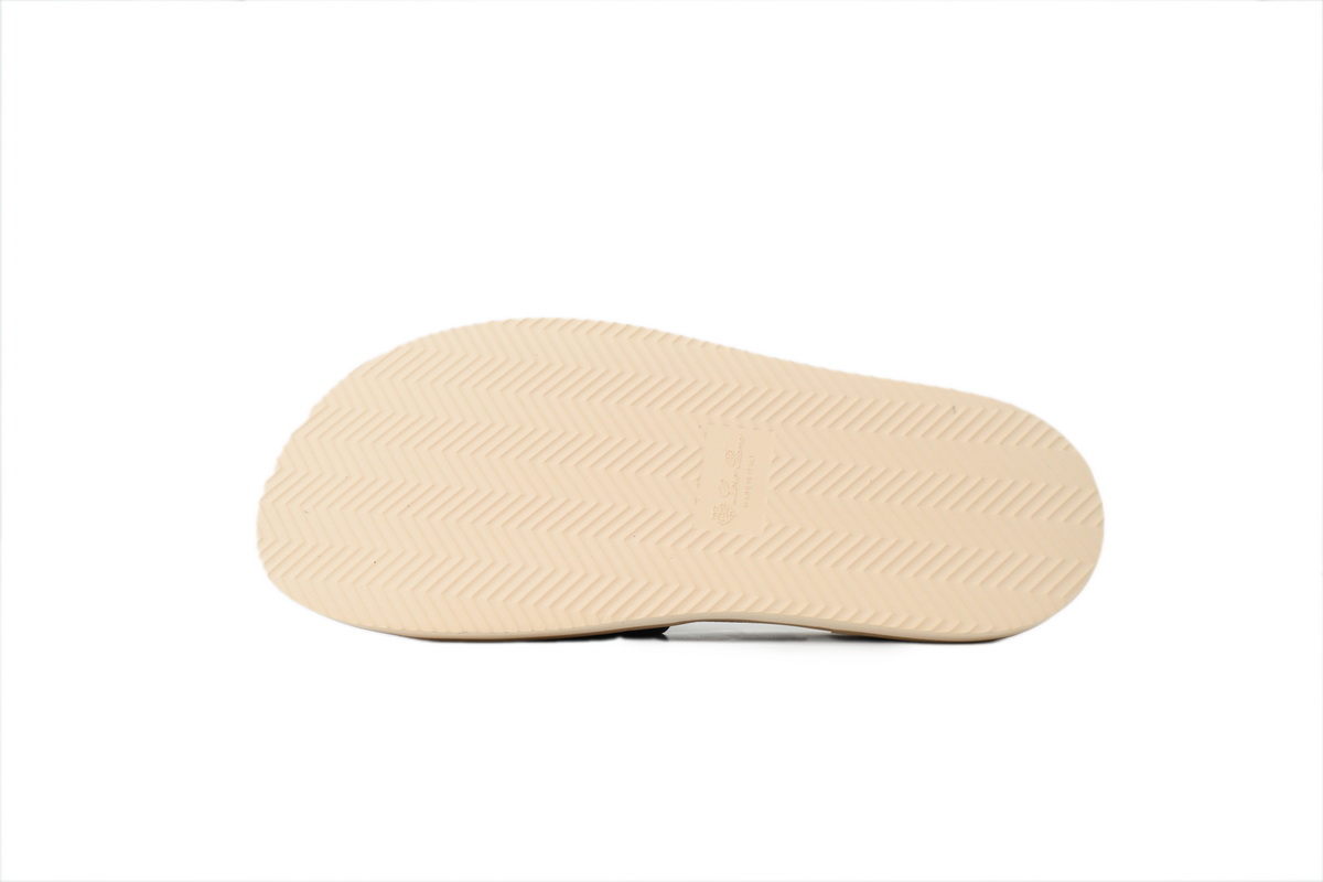 HERMES Loro Piana Suede Sandal Blue