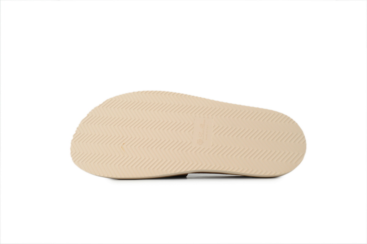 HERMES Loro Piana Suede Sandal Brown