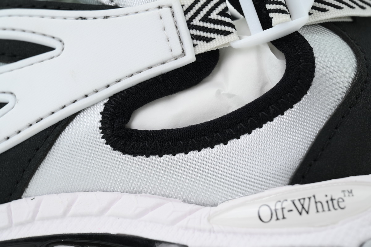 Off White Be Right Back Sneakers Silver Black OMIA29SS 26FAB00 17210