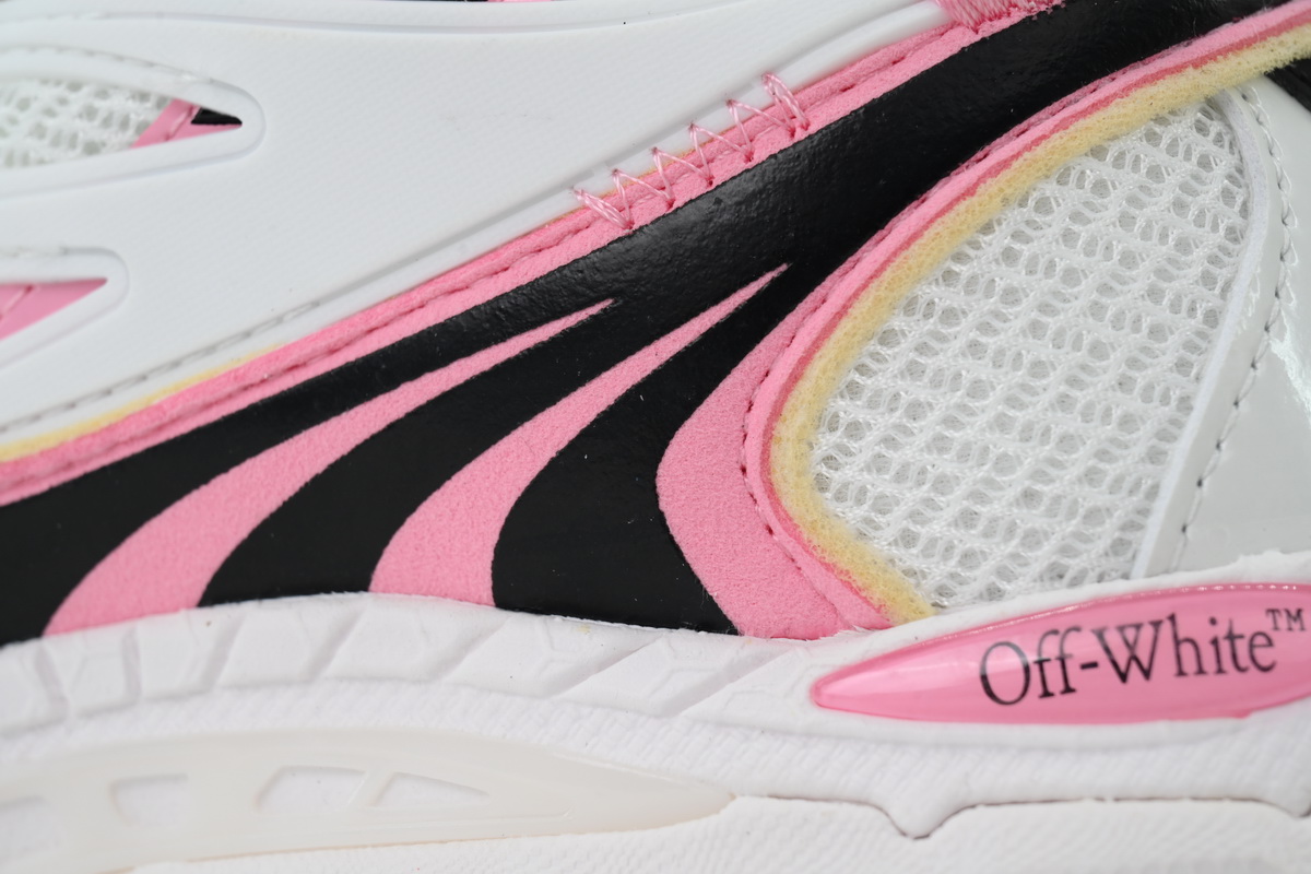 Off White Be Right Back Sneakers White-Pink OWIA289S 26FAB00 1013C