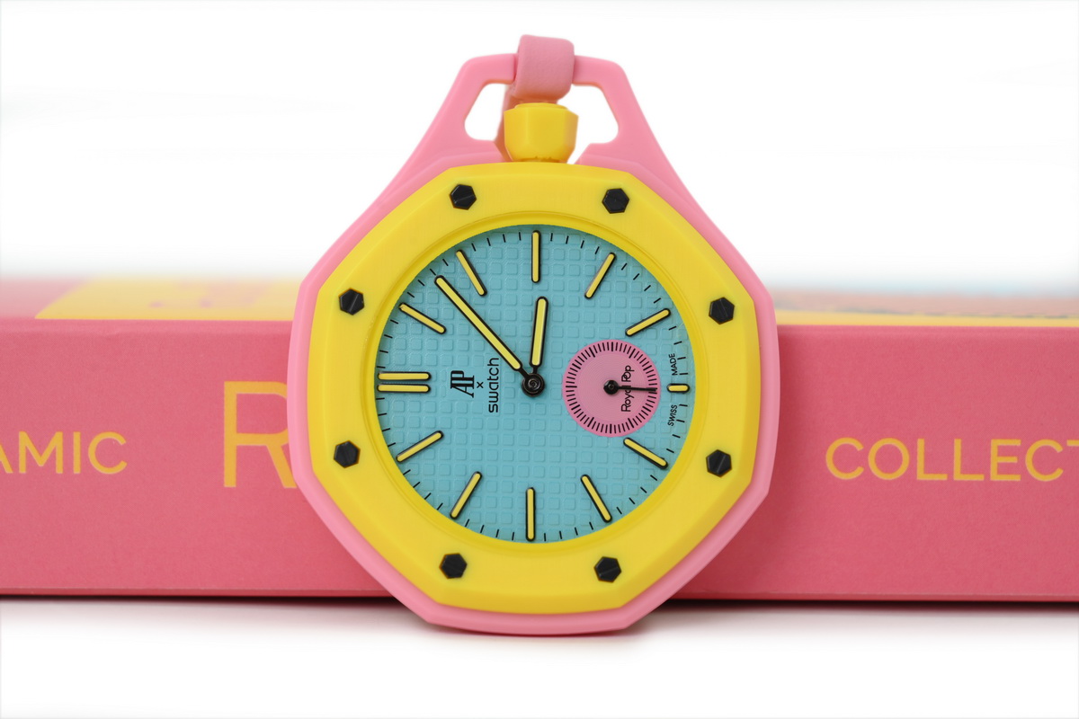 SH x AP Watches Mechanical Yellow Pink
