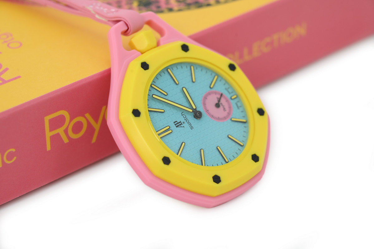 SH x AP Watches Mechanical Yellow Pink