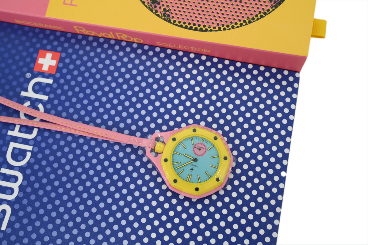 SH x AP Watches Mechanical Yellow Pink