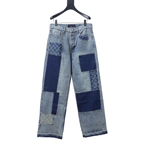 CHROME HEARTS Hoodie K5001+1V Patchwork Skateboard Jeans