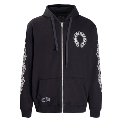 CHROME HEARTS Hoodie K5001+ Balenciaga Ripped Jeans 02