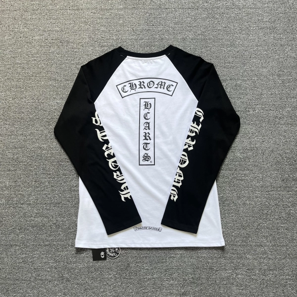 CHROME HEARTS Sweatshirt K9003 + Balenciaga 26SS Cursive Signature Embroidered Tracksuit Pants