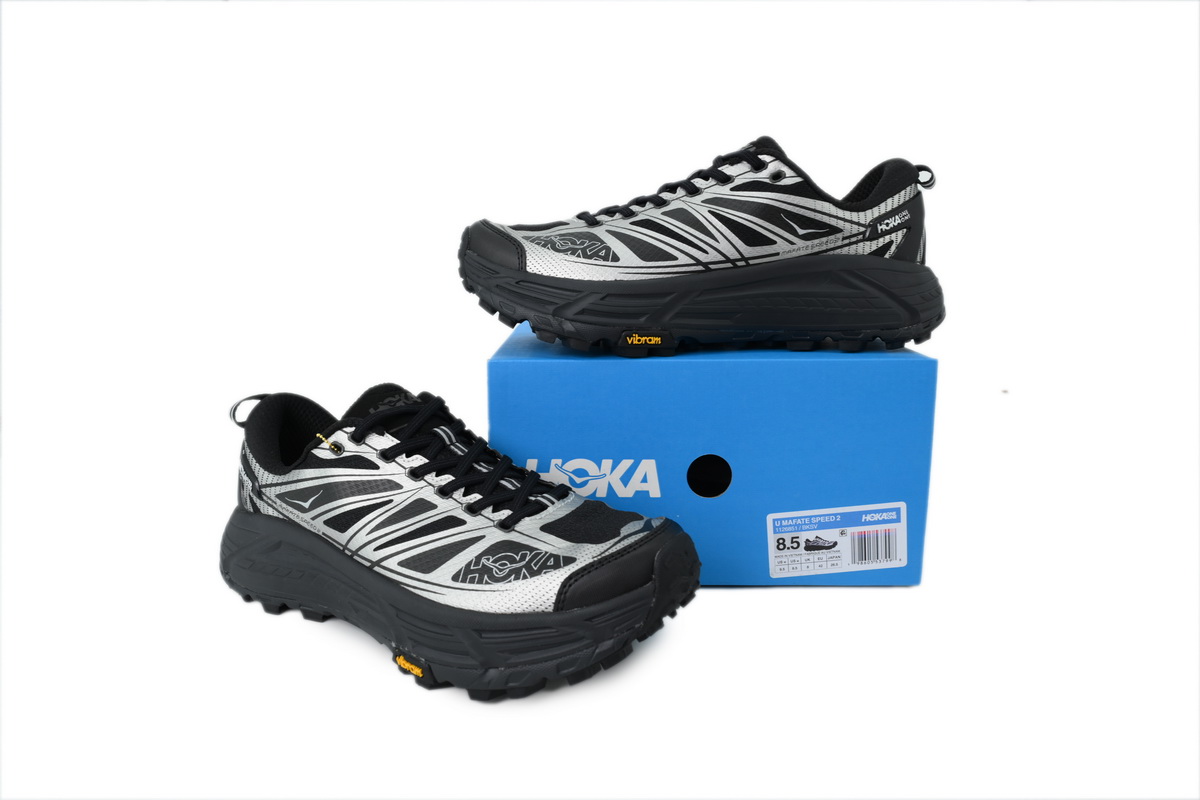HOKA Mafate Speed 2 'Black Silver' 1126851-BKSV