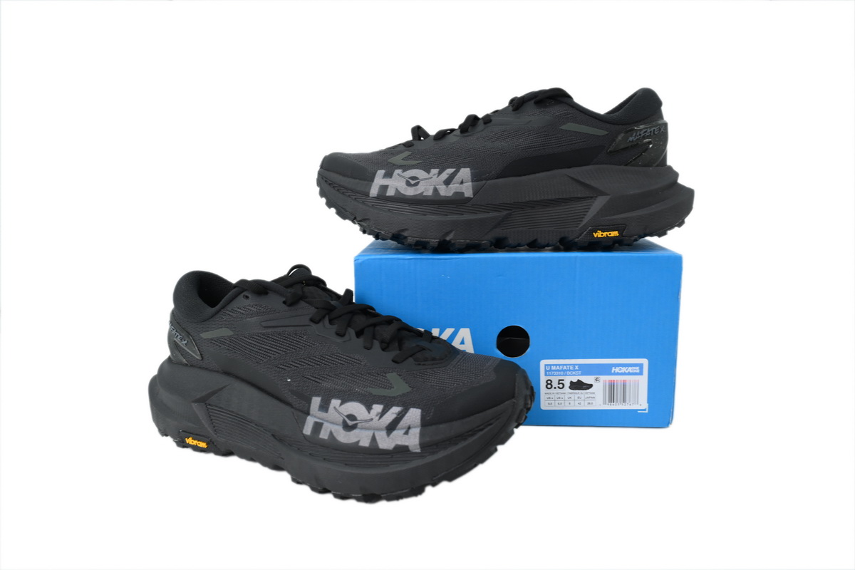 HOKA Mafate X 'Black Satellite Grey' 1173310-BCKST
