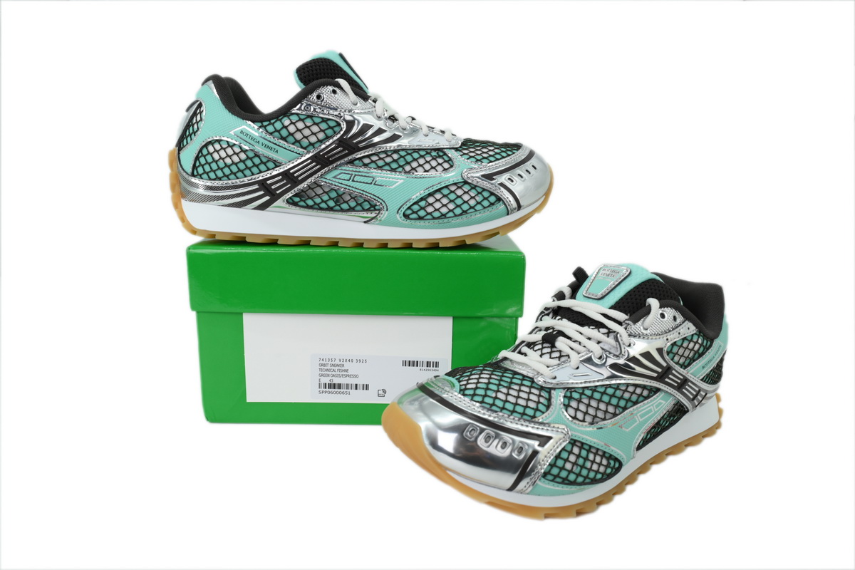 Bottega Veneta Orbit Sneaker Tiffy Green