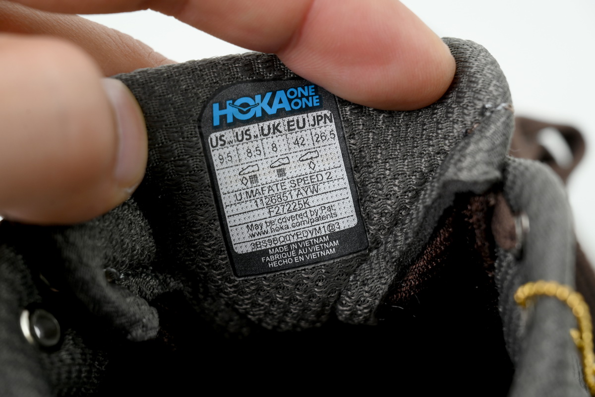 HOKA Mafate Speed 2 'Asphalt Grey Walnut' 2 1126851-AYW