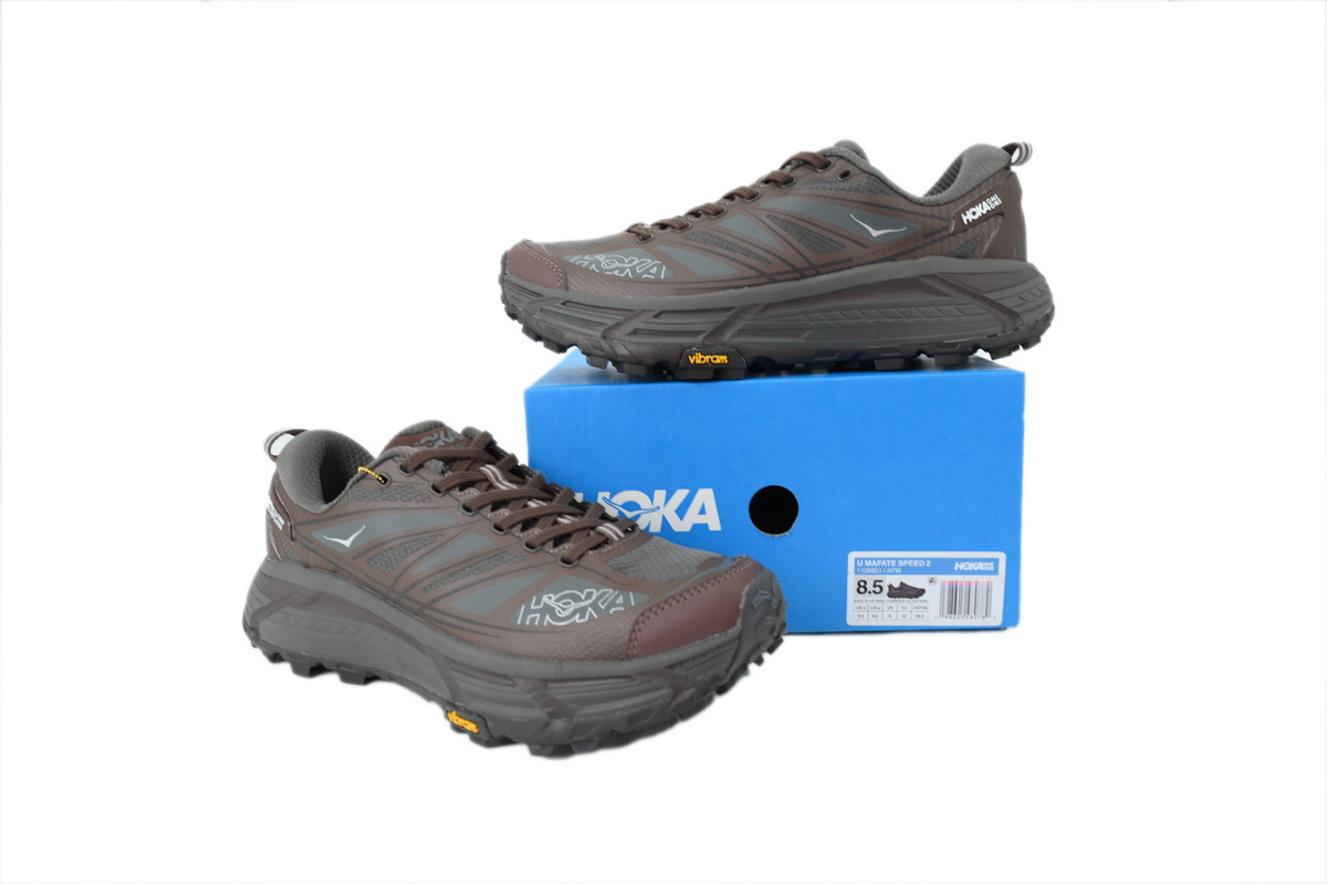 HOKA Mafate Speed 2 'Asphalt Grey Walnut' 2 1126851-AYW