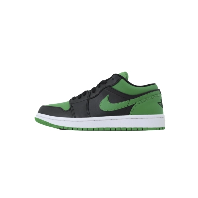 LJR Batch Air Jordan 1 Low 'Black Lucky Green 553558-065 01