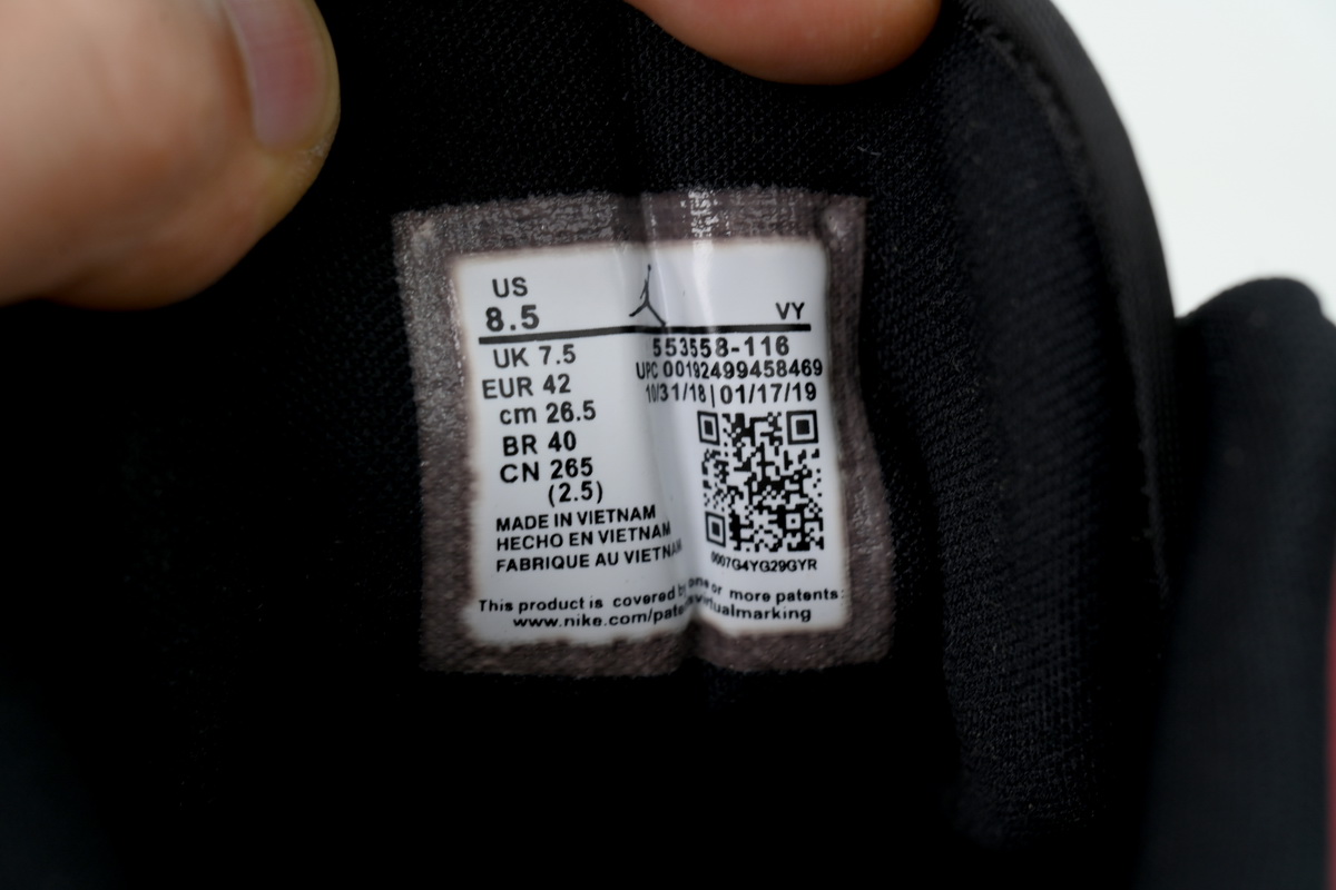 LJR Batch Air Jordan 1 Low 'Black Toe' 553558-116