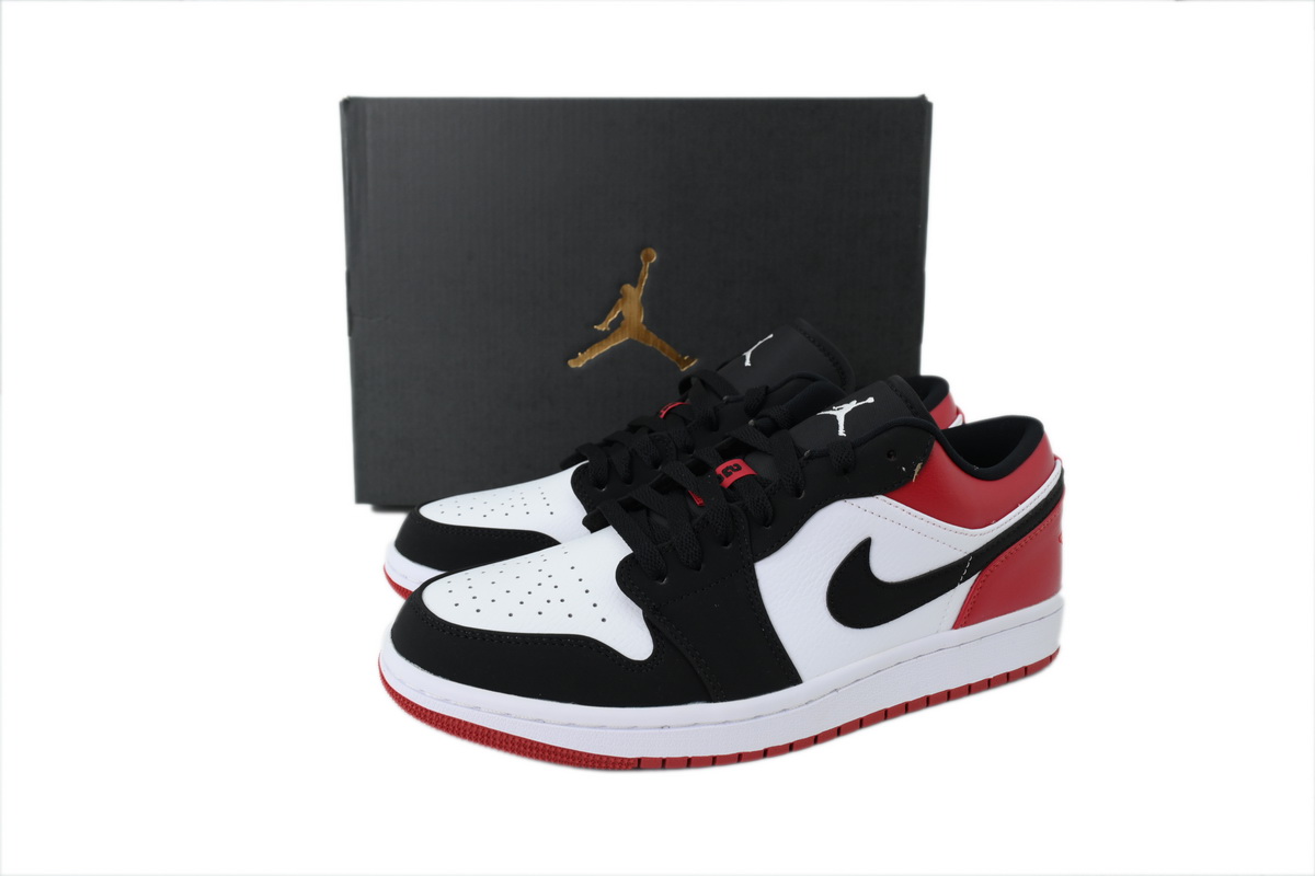 LJR Batch Air Jordan 1 Low 'Black Toe' 553558-116
