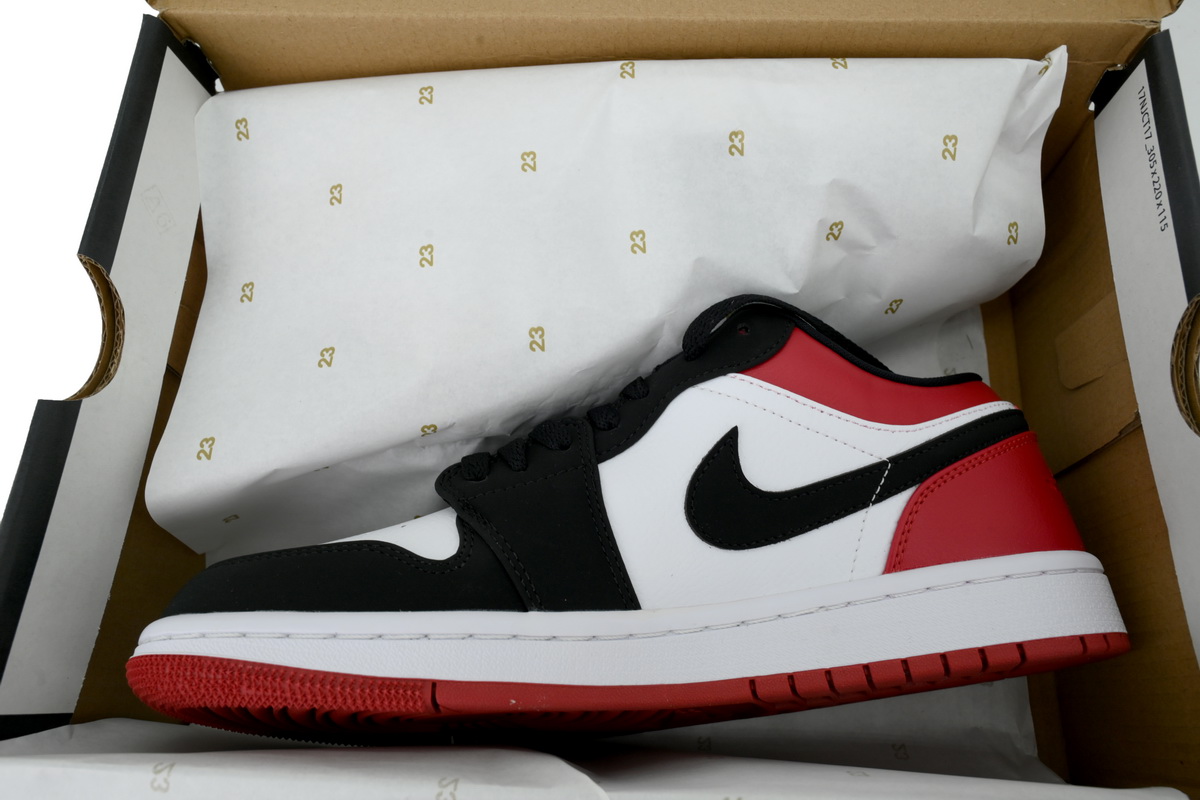 LJR Batch Air Jordan 1 Low 'Black Toe' 553558-116