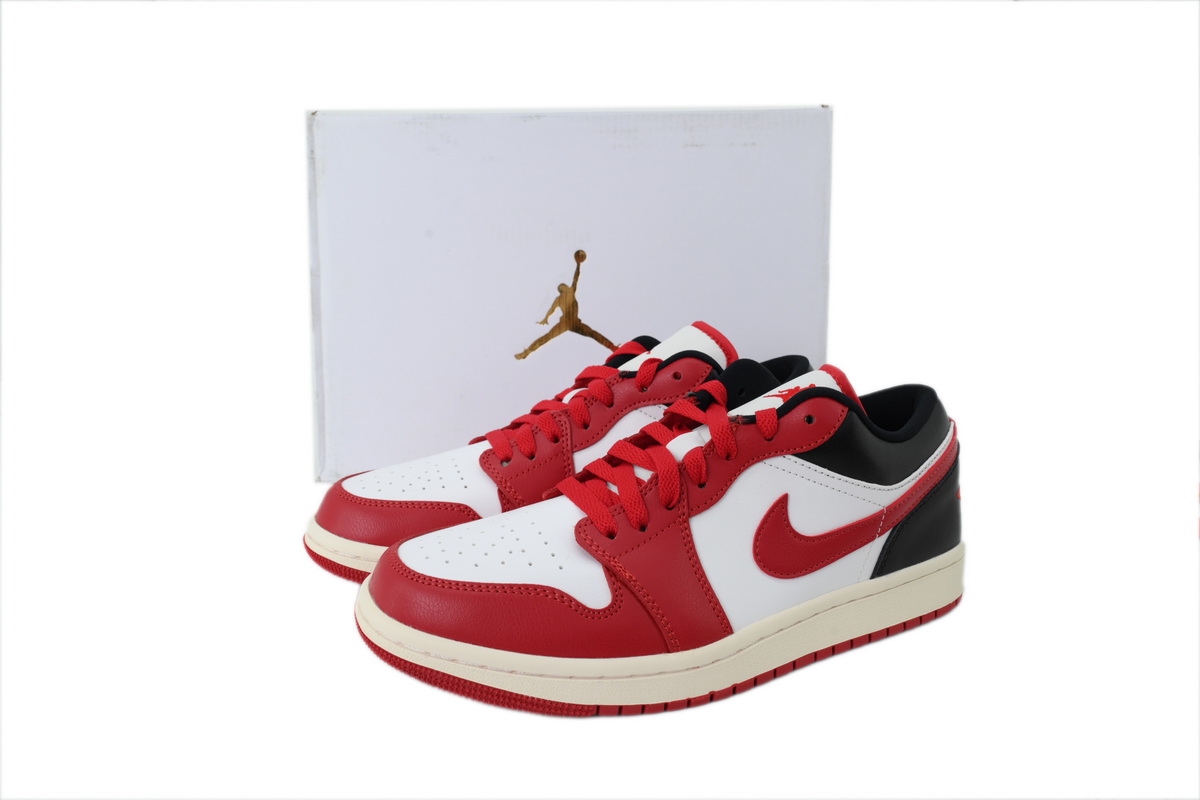 LJR Batch Air Jordan 1 Low 'White Gym Red' DC0774-160