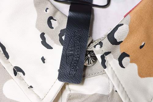 CHROME HEARTS Camouflage Set Denim Short-Sleeve T-Shirt Red