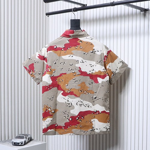 CHROME HEARTS Camouflage Set Denim Short-Sleeve T-Shirt Red