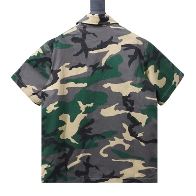 Chrome Hearts Camouflage Set Denim Short-Sleeve T-Shirt Green 02