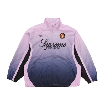 Supreme Umbro Gradient Track Jacket Pink 01